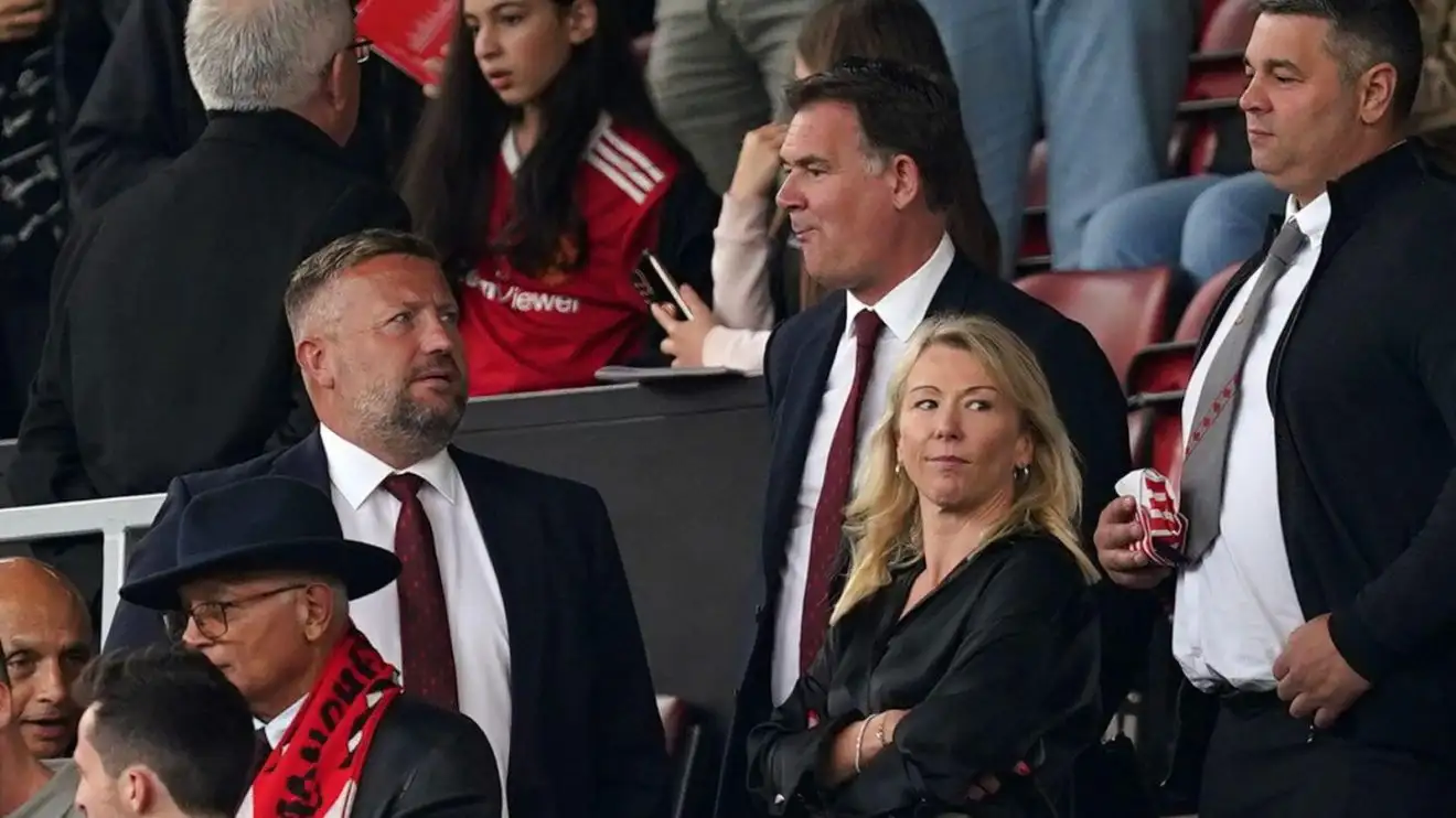 Man Utd chief 'steps aside' with 'search' after Ten Hag sack potentially 'top of to-do list' for replacement 1 Male Utd supervisor John Murtough in carriage at Archaic Trafford