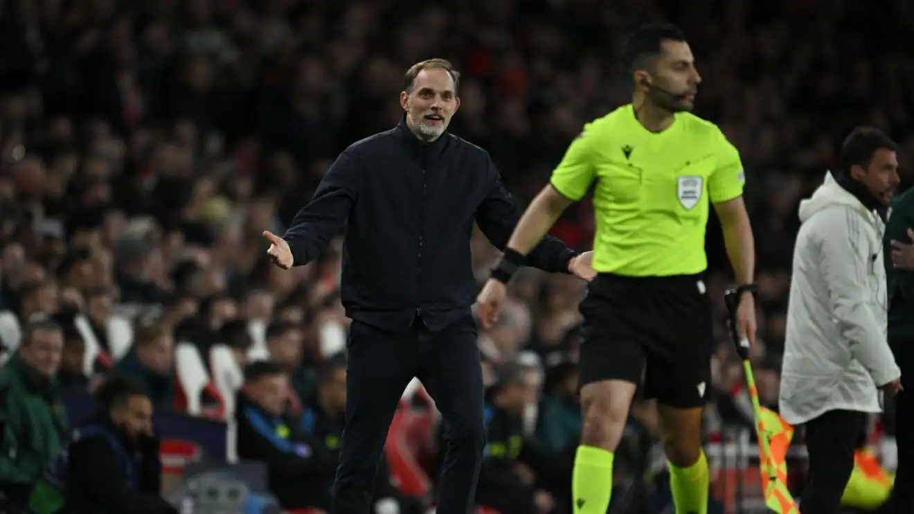 Arsenal legend blasts Tuchel for 'kiddies mistake' claims as he explains why Bayern were denied a penalty 1 Thomas Tuchel against Medley