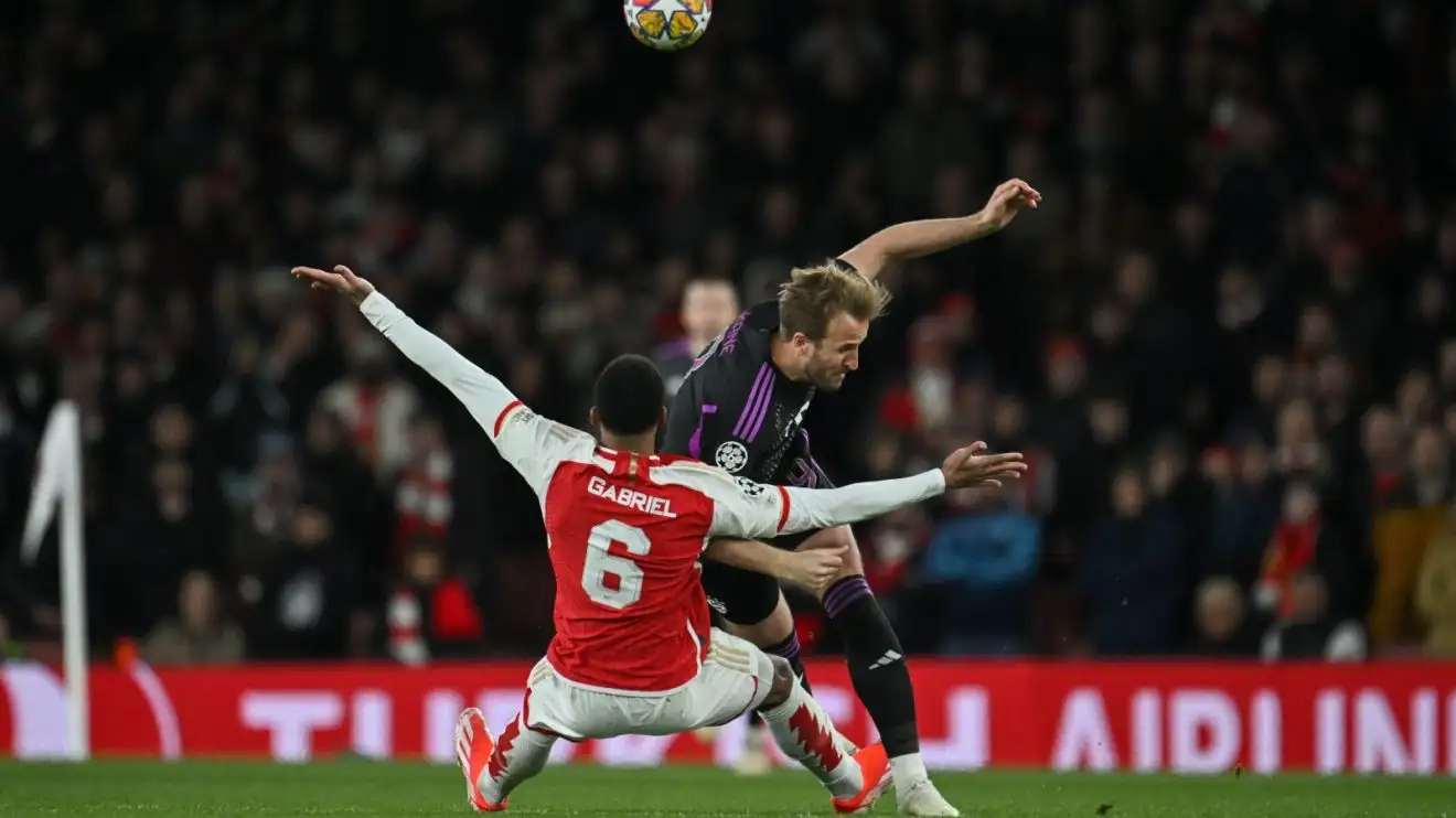 Harry Kane is 'savage and scumbag' while one Arsenal player 'disappeared' 1 Harry Kane clashes doning Gabriel