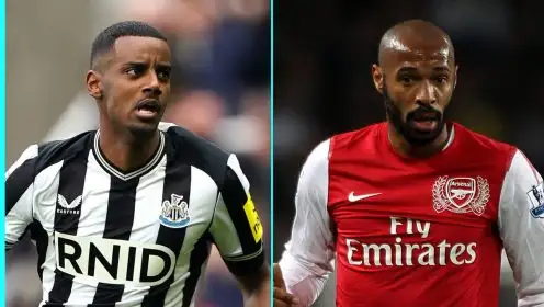 Arsenal target draws direct Thierry Henry comparison after tearing top centre-back to pieces