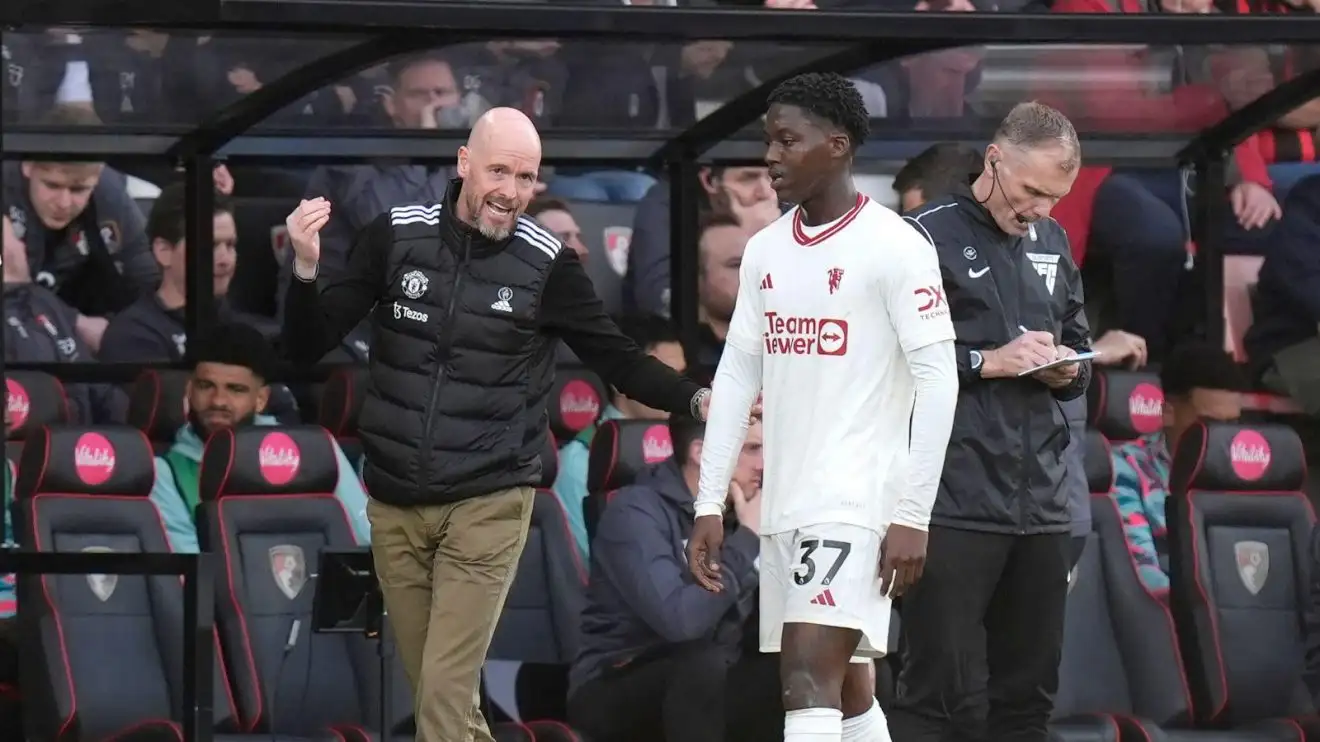 Man Utd: Players 'expect Ten Hag to be sacked' as INEOS' five-man shortlist is revealed 1 Man Utd duo Erik 10 Hag and Kobbie Mainoo