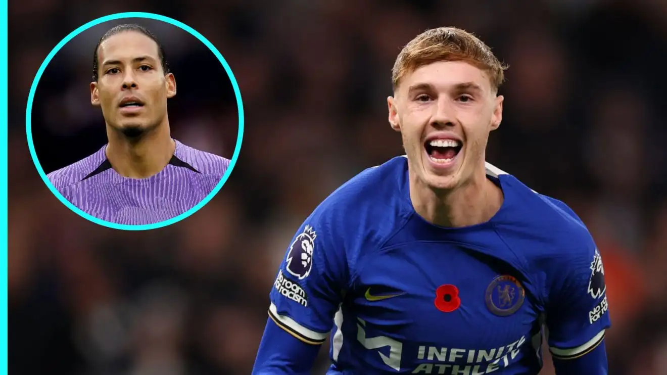 Cole Palmer and a 'never-before-seen feat' that is nothing of the sort 1 Cole Palmer as well as Virgil van Dijk.