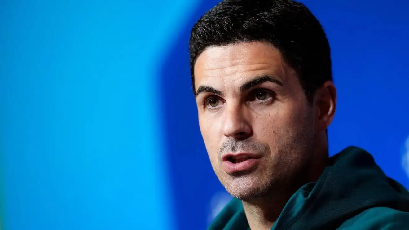 Arteta wants Arsenal to 'write different story' as Gunners look to end 5-1 Bayern streak 1 Mikel Arteta throughout a press conference