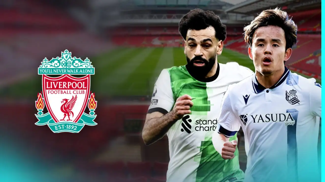 Liverpool launch £51m transfer 'bomb' for La Liga star as Salah move is 'agreed' after £200m offer 1 Takefusa Kubo and also Liverpool forward Mohamed Salah