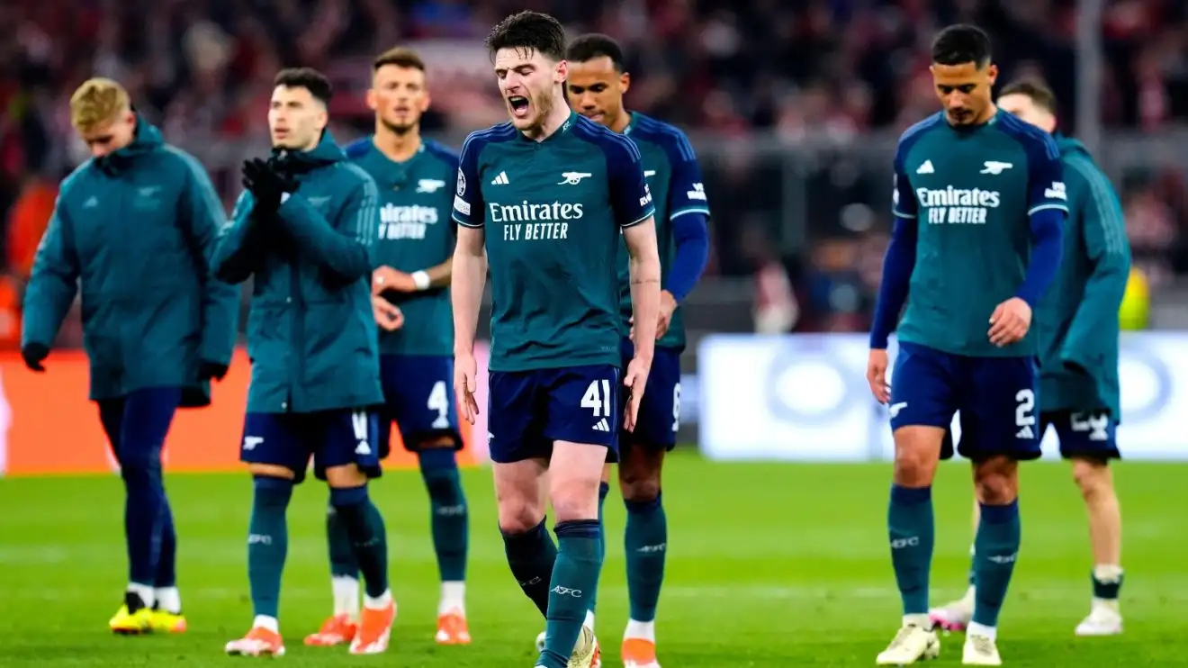 Arsenal can at least claim one trophy thanks to Declan Rice 1 Arsenal male Declan Rice 'fronting upward'