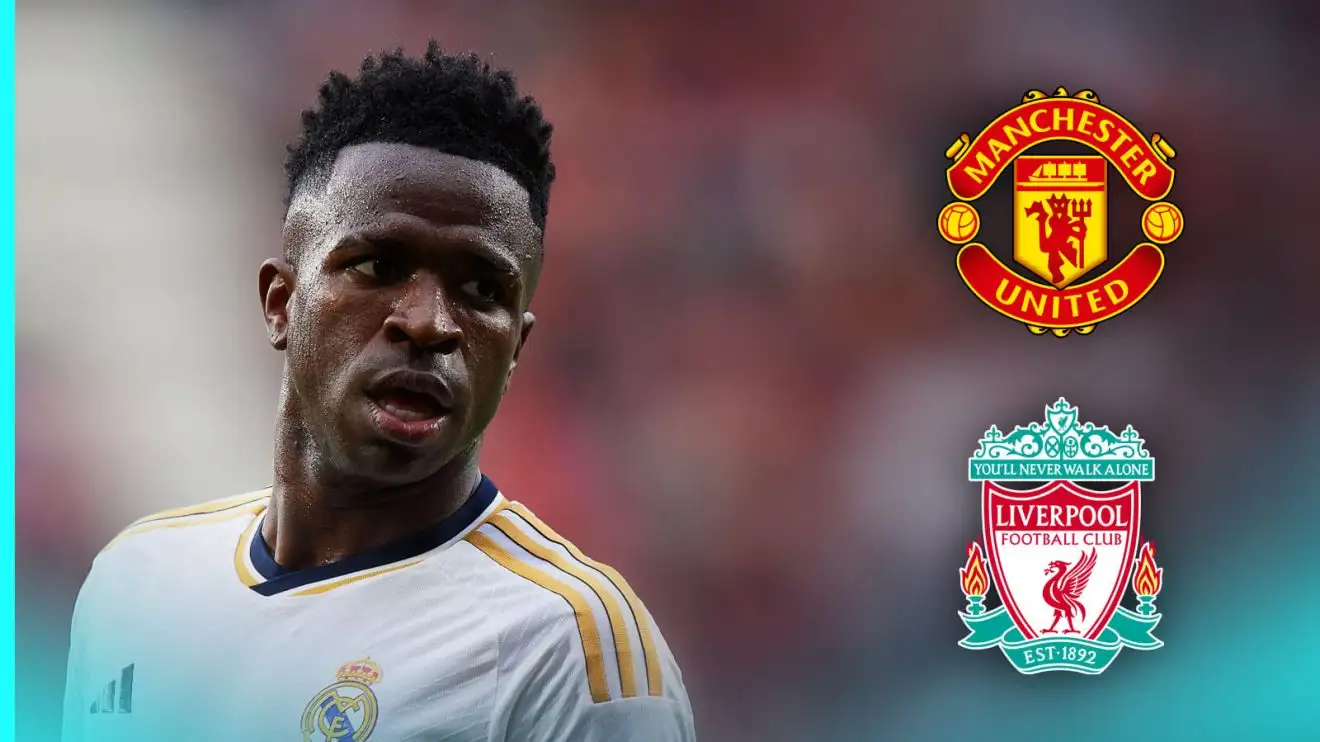 Man Utd to match Liverpool's British record transfer bid as Ratcliffe refuses to 'pass up' clear path revealed by insider 1 Man Utd send target Vinicius Junior