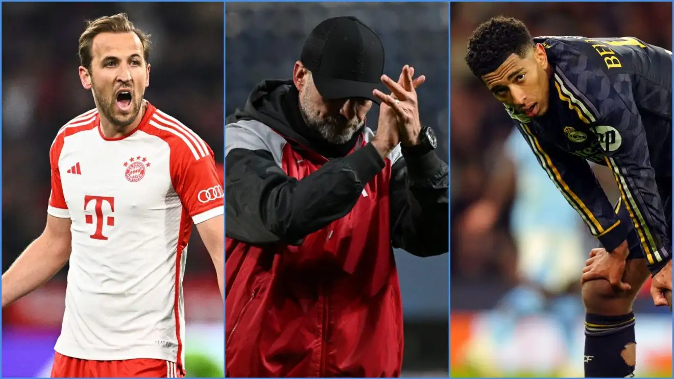 Kane delivers ruthless 'warning' to Bellingham as Liverpool accidentally find 'perfect' Klopp successor 1 Bayern Munich demonstrator Harry Kane, Liverpool boss Jurgen Klopp and Real Madrid midfielder Jude Bellingham