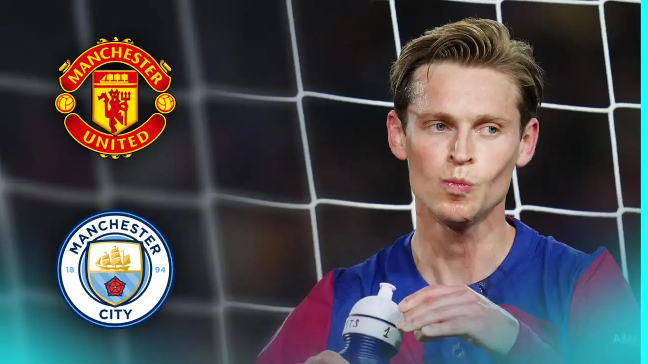 Man City set to ruin Man Utd double raid for 'best friends in football' as Barcelona star 'wants' to join 1 Male Utd send target Frenkie de Jong