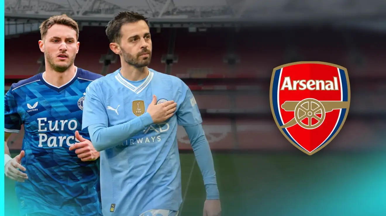 Arsenal make 'offer' for lethal striker as Arteta eyes move for Man City star who has 'decided' to leave 1 Medley send targets Santiago Gimenez and also Bernardo Silva