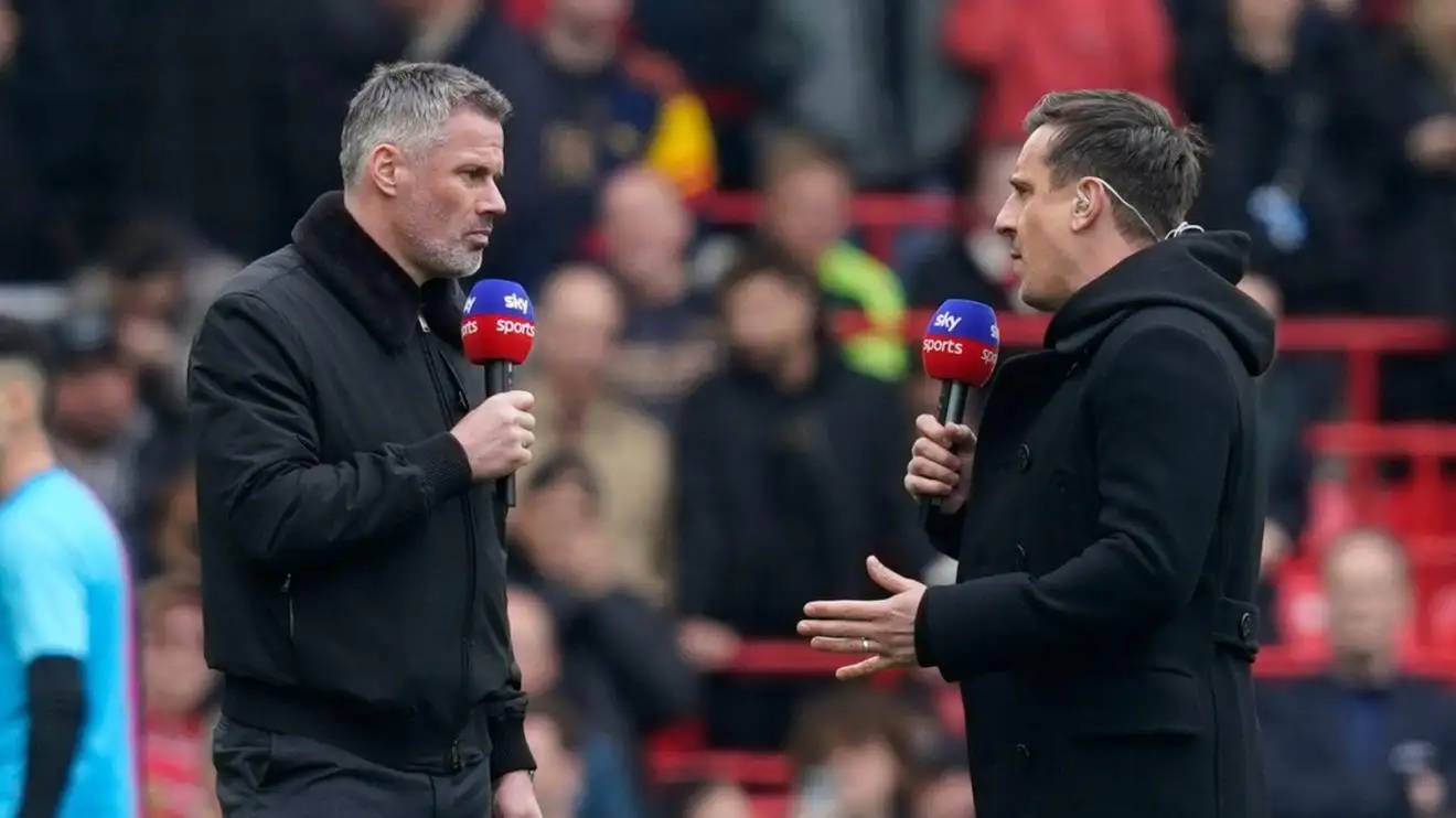 Carragher, Neville clash over 'harsh' Declan Rice criticism as NLD predictions made 1 Male Utd tale Gary Neville and Jamie Carragher