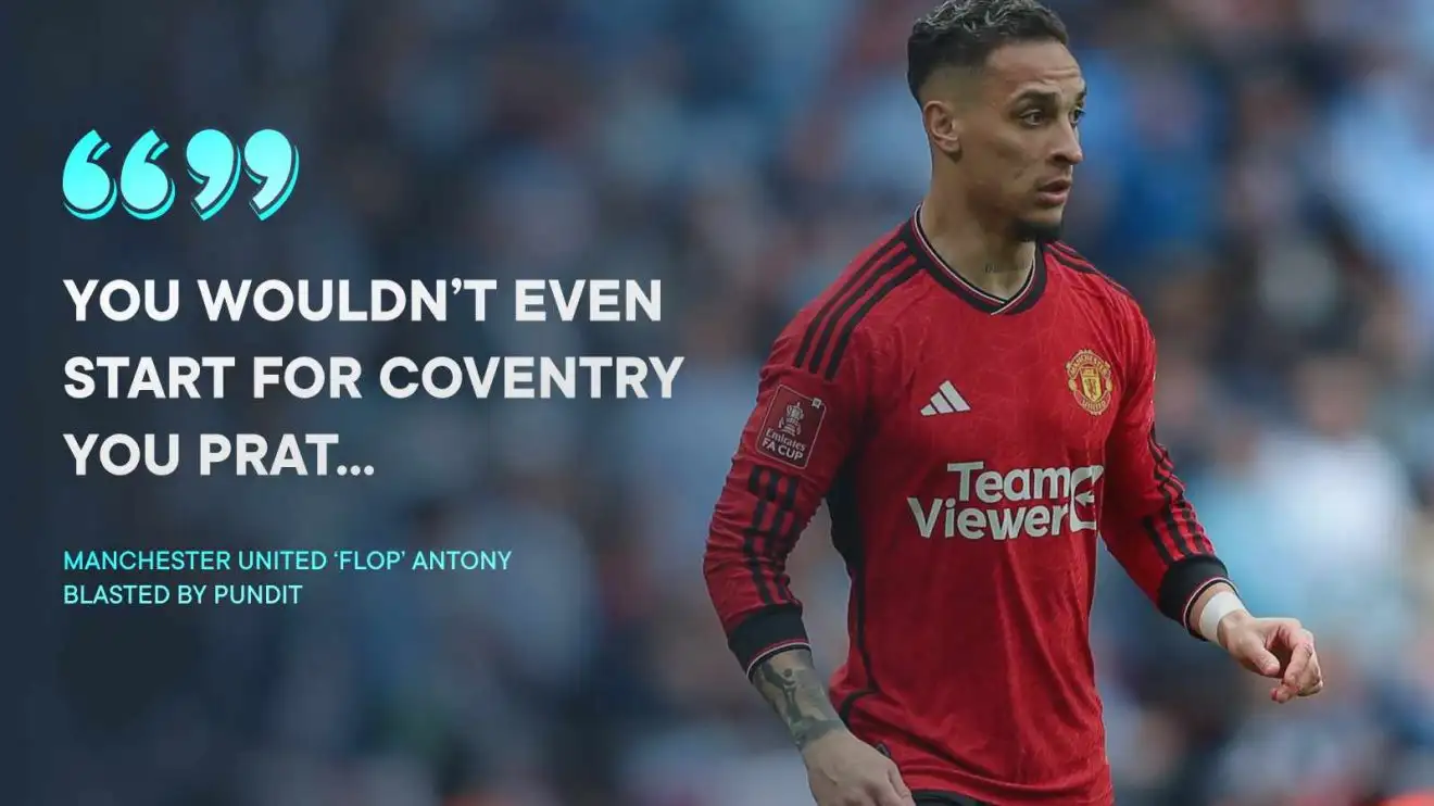 Man Utd 'shameless flop' blasted as pundit claims he 'wouldn't' even start' for Coventry - 'you prat' 1 Guy Utd Coventry Metropolis