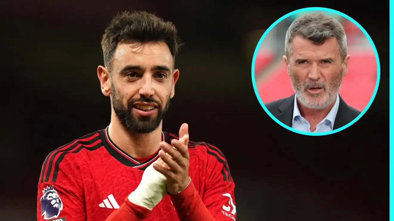 Man Utd: Roy Keane slams Man Utd loser Bruno Fernandes in Ian Wright clash – '100 per cent no' 1 Roy Keane Bruno Fernandes Male Utd