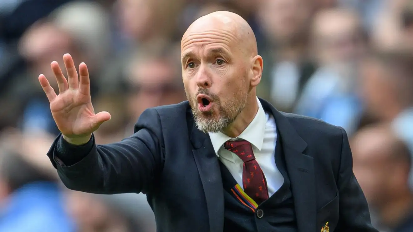 Man Utd told 'embarrassing PE teacher' Ten Hag must be sacked after snubbing critical journalists 1 Male Utd honcho Erik ten Hag