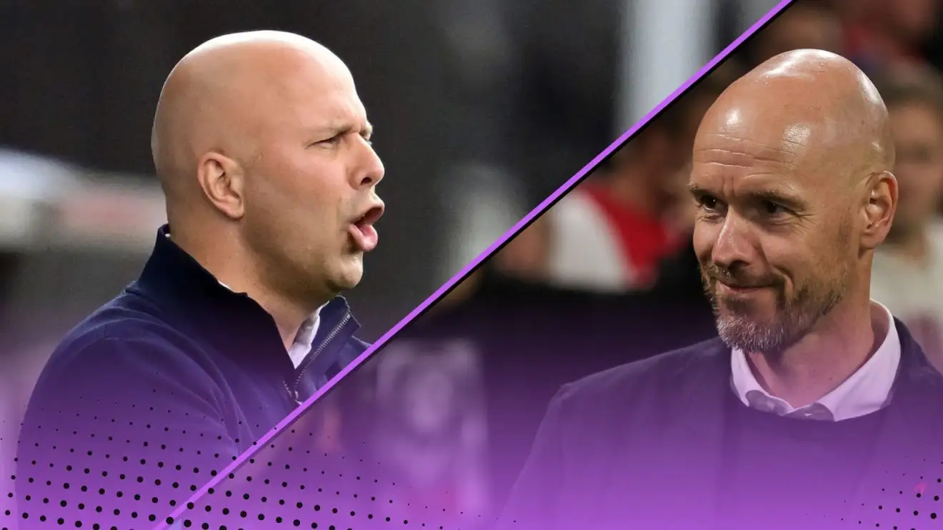 'Overly lyrical' – Man Utd boss Ten Hag aims dig at Liverpool newcomer Arne Slot with 'not top' claim 1 10 Hag Arne Slot
