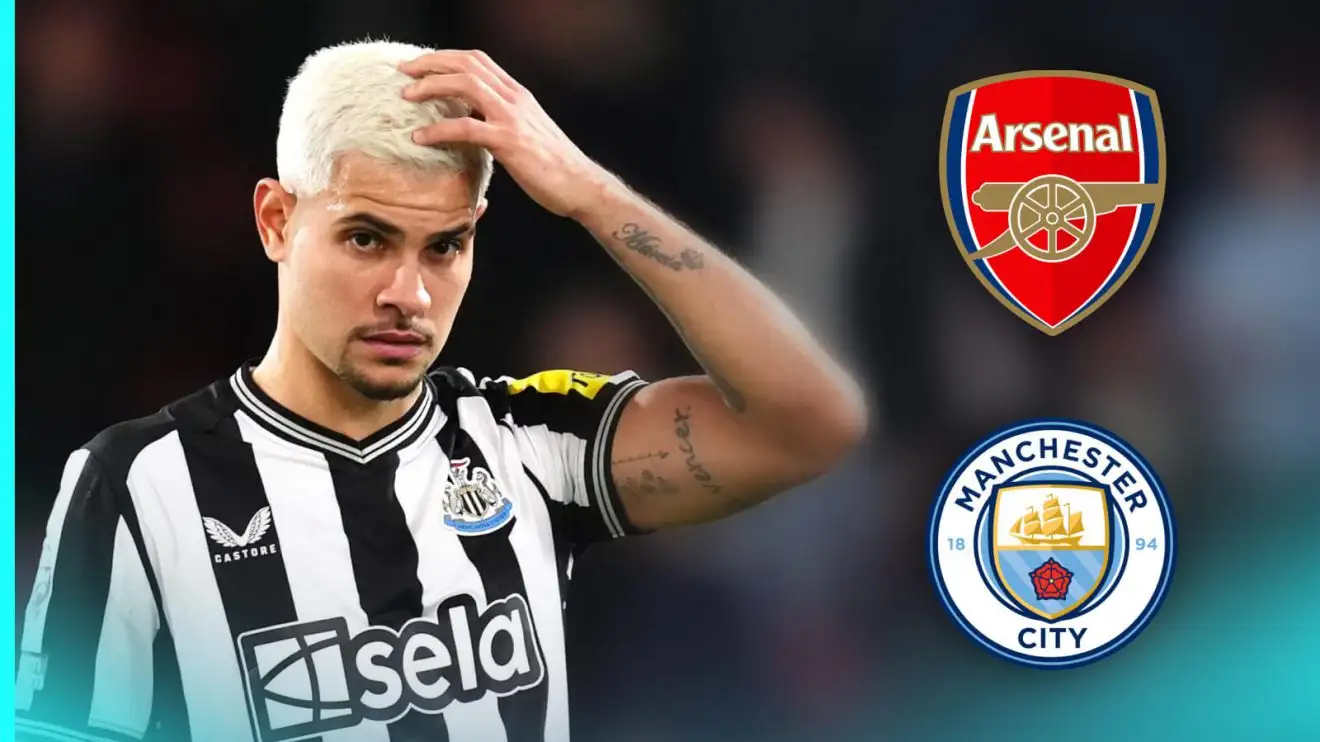 Arsenal to sanction three sales to 'fund' £80m Guimaraes signing, avoid PSR breach and beat Man City 1 Newcastle midfielder Bruno Guimaraes