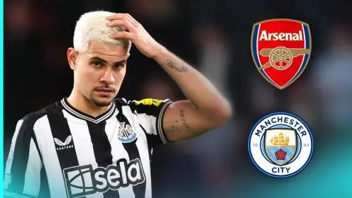 Arsenal, Man City transfer boost with £80m ‘verbal agreement’ in place for Newcastle star
