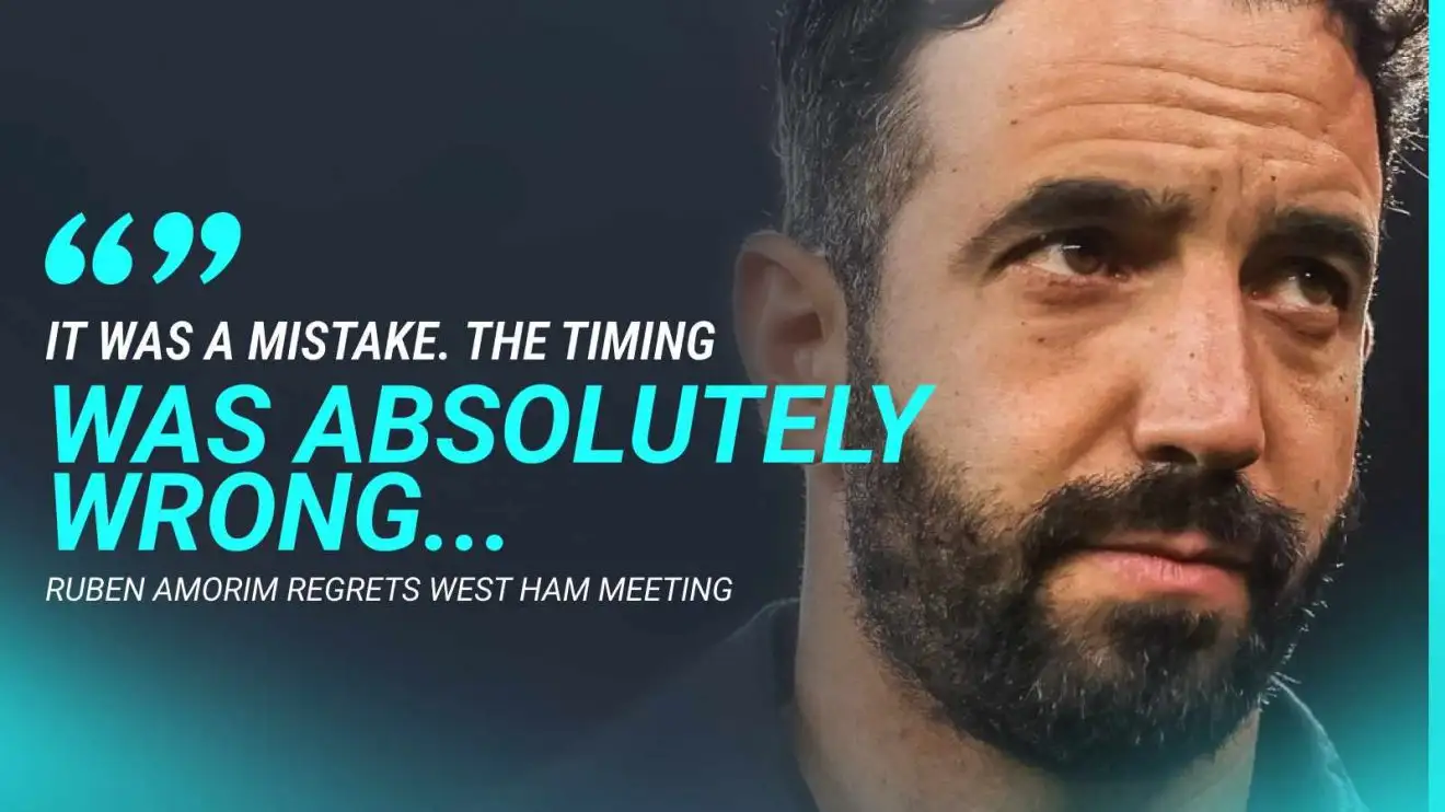 Liverpool snubbed Amorim for two reasons as manager admits West Ham meeting was a 'mistake' 1 Amorim West Ham