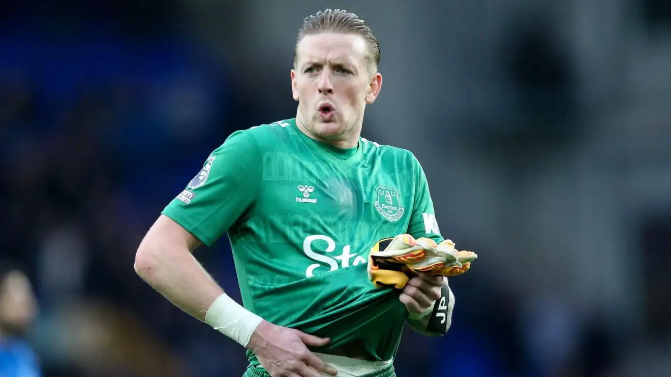 Everton goalkeeper Jordan Pickford