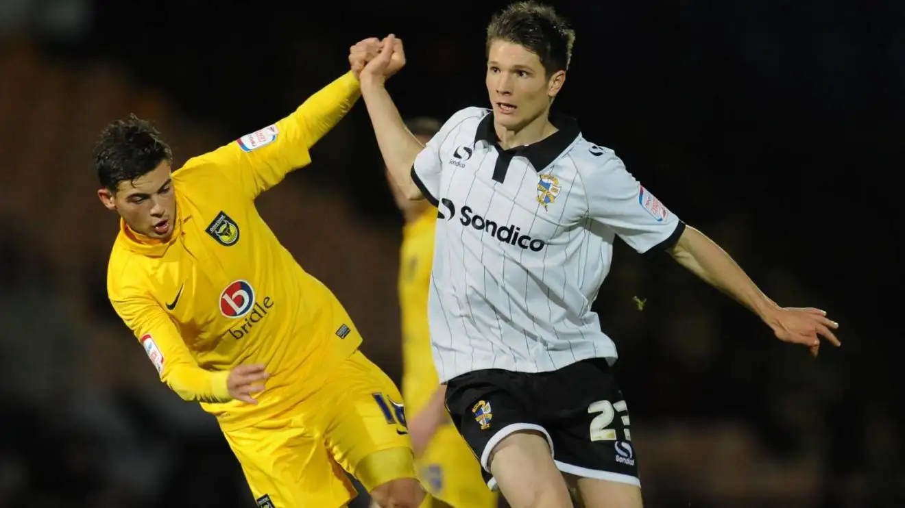 Ex-player claims to get pilot's licence and fly plane over ground mocking old team after relegation 1 Ryan Burge in answer for Adapter Vale in 2012/13