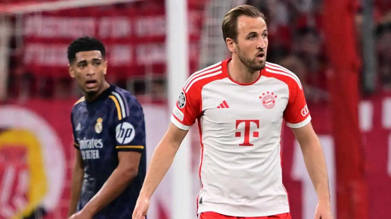 Jude Bellingham's eight-word 'mumble' to Harry Kane revealed after he 'failed' to 'put off' Bayern star 1 Bellingham vs Kane