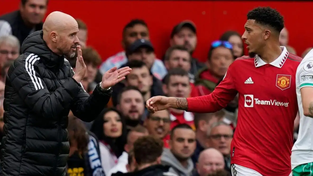 Ten Hag in remarkable Kane 'reveal' and Sancho shock 'fate' leaves Manchester United stunned 1 Manchester United manager Erik ten Hag and onward Jadon Sancho