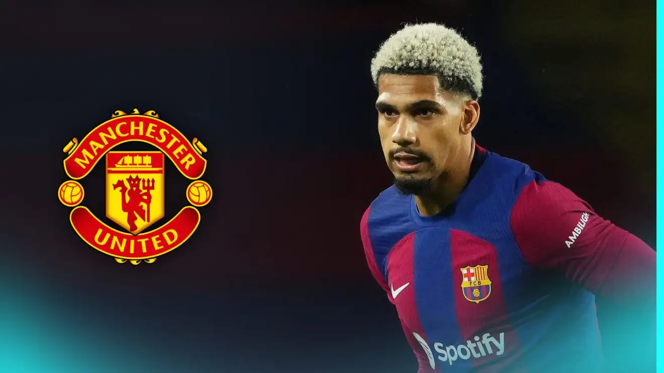Man Utd rumoured to be unnamed Premier League side to make £50m 'offer' for Barcelona star 1 Male Utd send target Ronald Araujo
