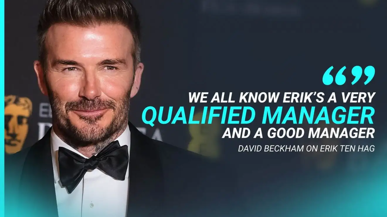 David Beckham warns 'unmotivated' Man Utd players 'in wrong team' ahead of 'big game' 1 David Beckham has his say on Man Utd and also Erik ten Hag