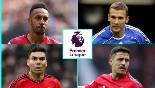 Biggest falls from grace in Premier League history features Man Utd man and ex-Arsenal trio