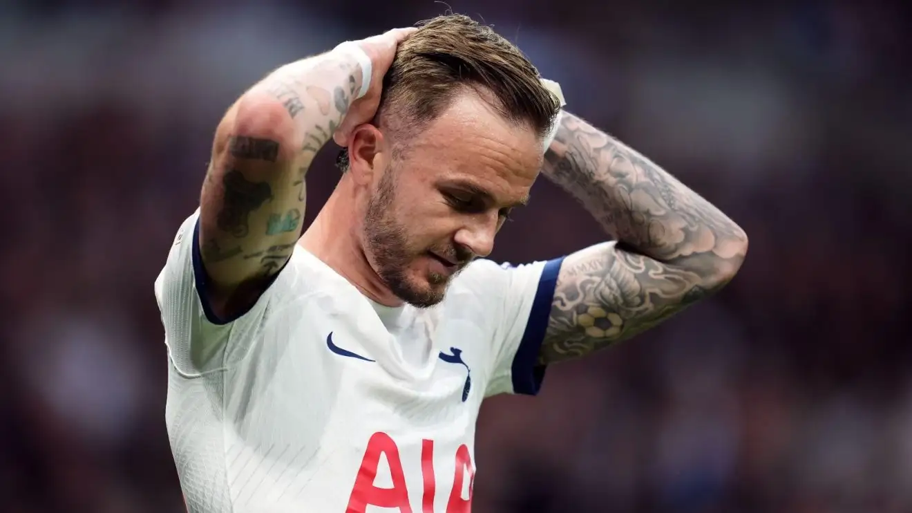 Spurs fans decried as 'idiots' as Arsenal warned that this won't be fun... 1 Reinforces male James Maddison pains