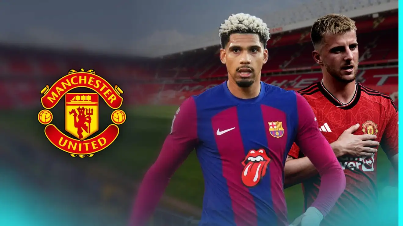 Man Utd 'offer totally condemned' summer signing plus £47m to Barcelona for Varane replacement 1 Male Utd midfielder Mason Mount and also Ronald Araujo