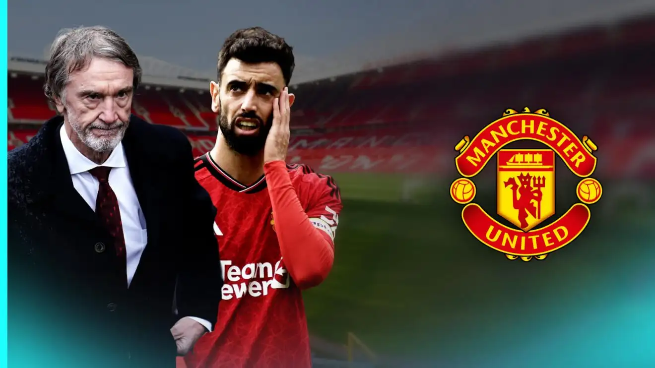 Man Utd: Bruno Fernandes 'transfer ultimatum' is worse than Ratcliffe 'jinx' 1 Bruno Fernandes as well as Sir Jim Ratcliffe at Guy Utd