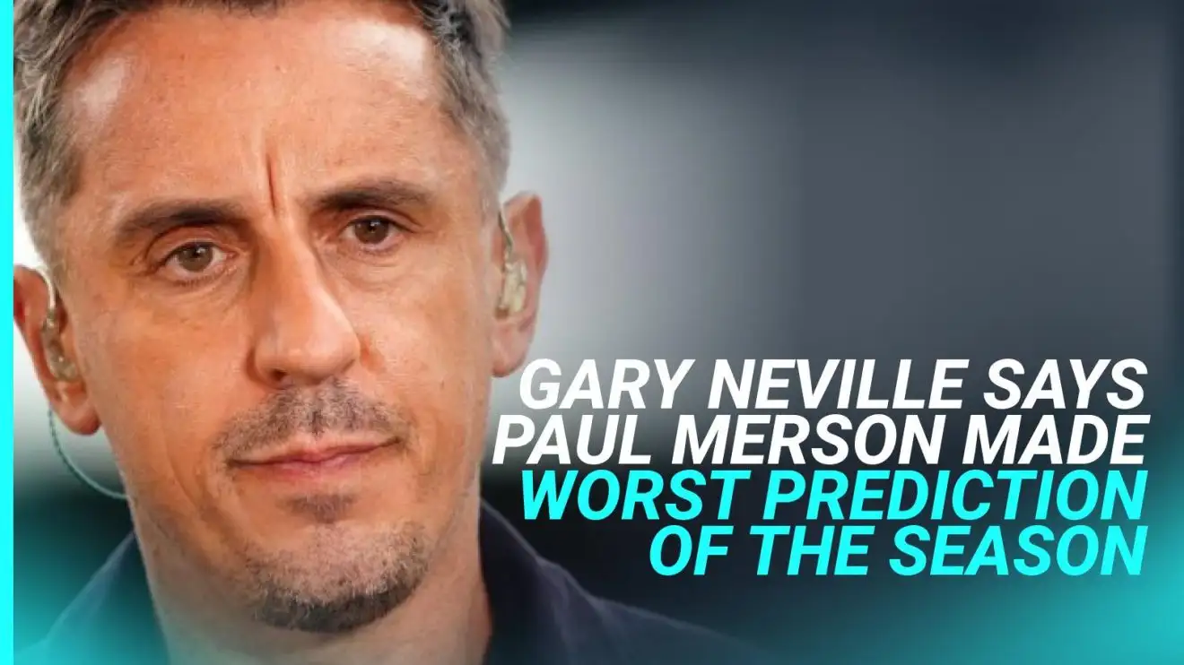 Neville - who backed Man Utd to finish top four - picks Merson claim as 'worst prediction' of season 1 Gary Neville presupposes Paul Merson possessed the worst forecast out of Firmament Sports' pundits