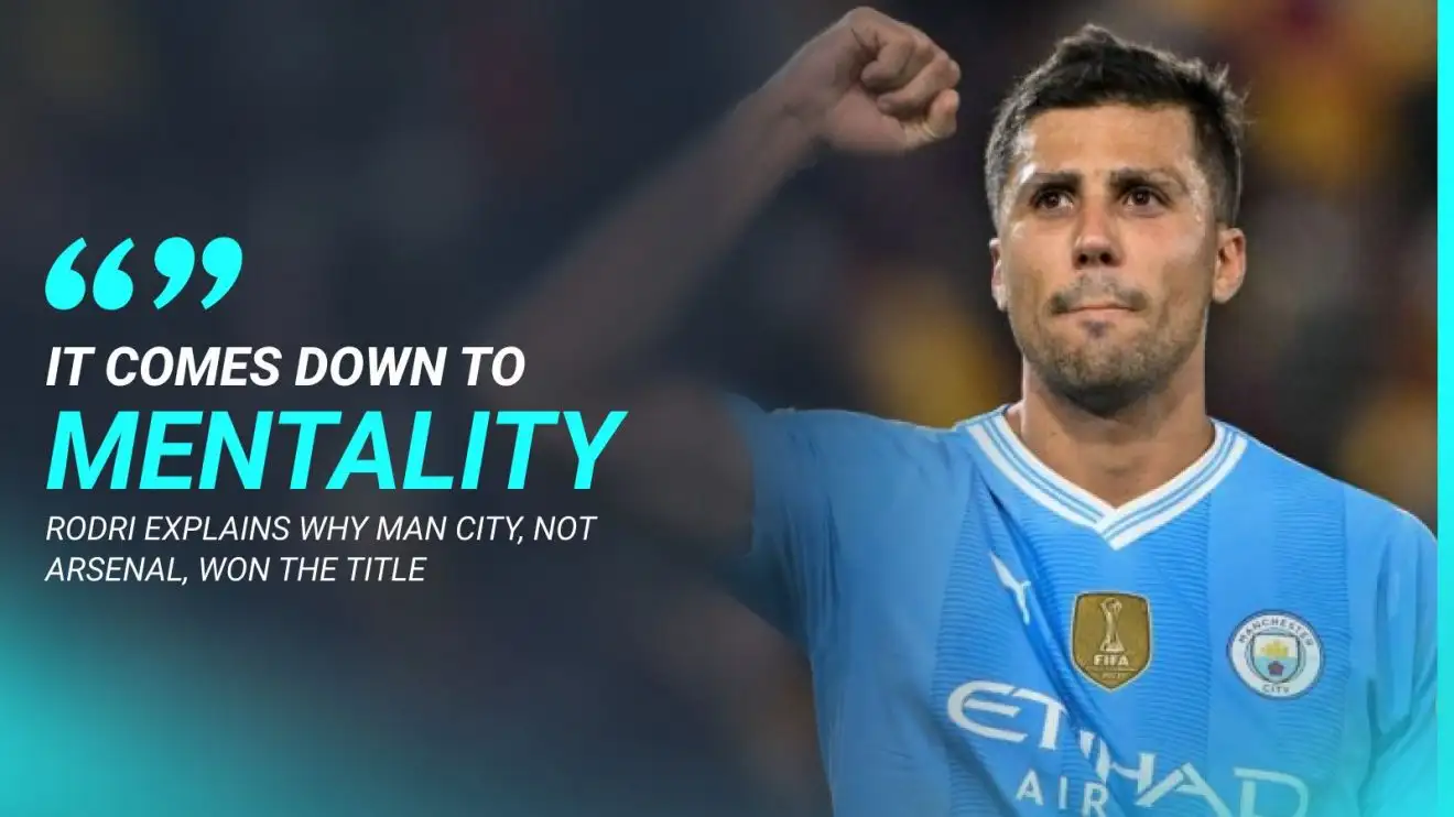 Man City star Rodri criticises Arsenal 'mentality' after Arteta does what Guardiola would never 1 Rodri cases Man Urban room won the Premier League title over Arsenal due to a discrepance in