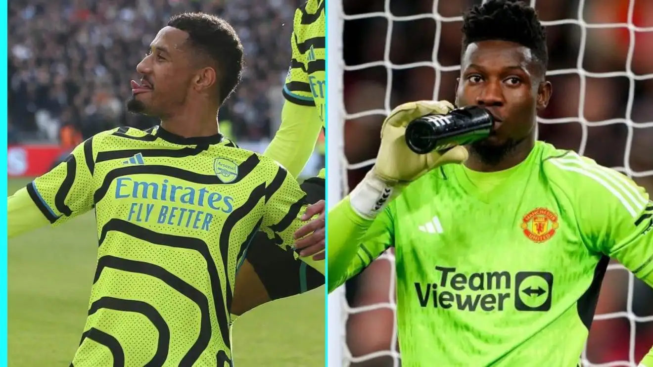 William Saliba and Andre Onana are two of six gamers who messed around every minutes in the Premier League in 2023/24