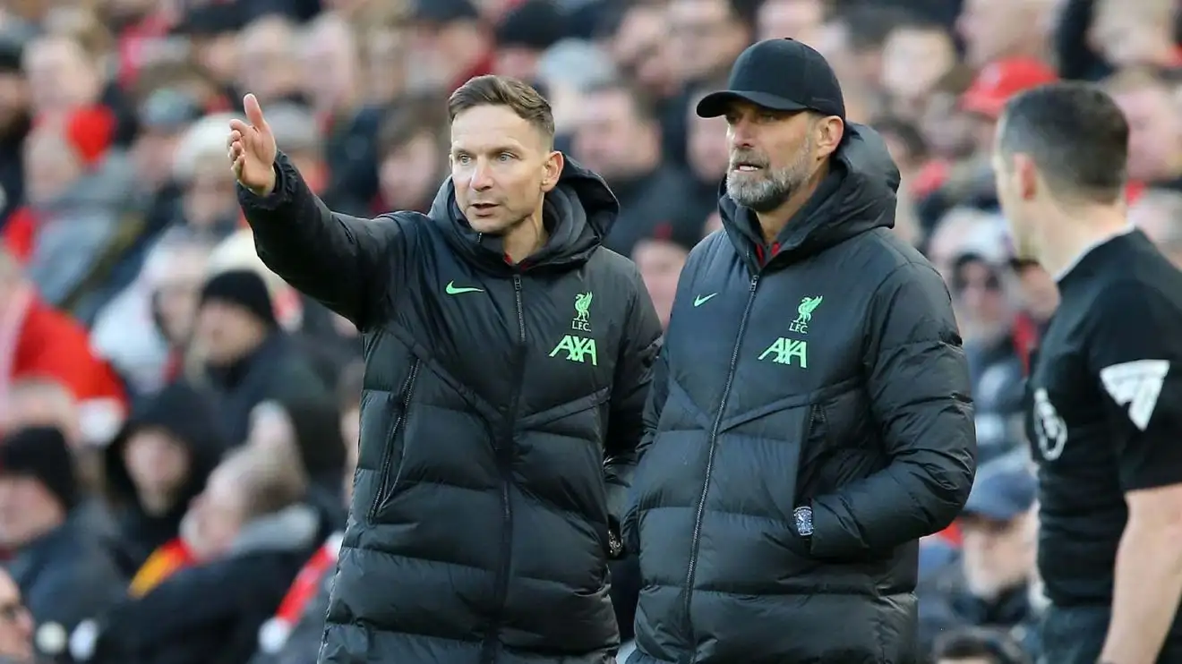 Pep Lijnders and Jurgen Klopp