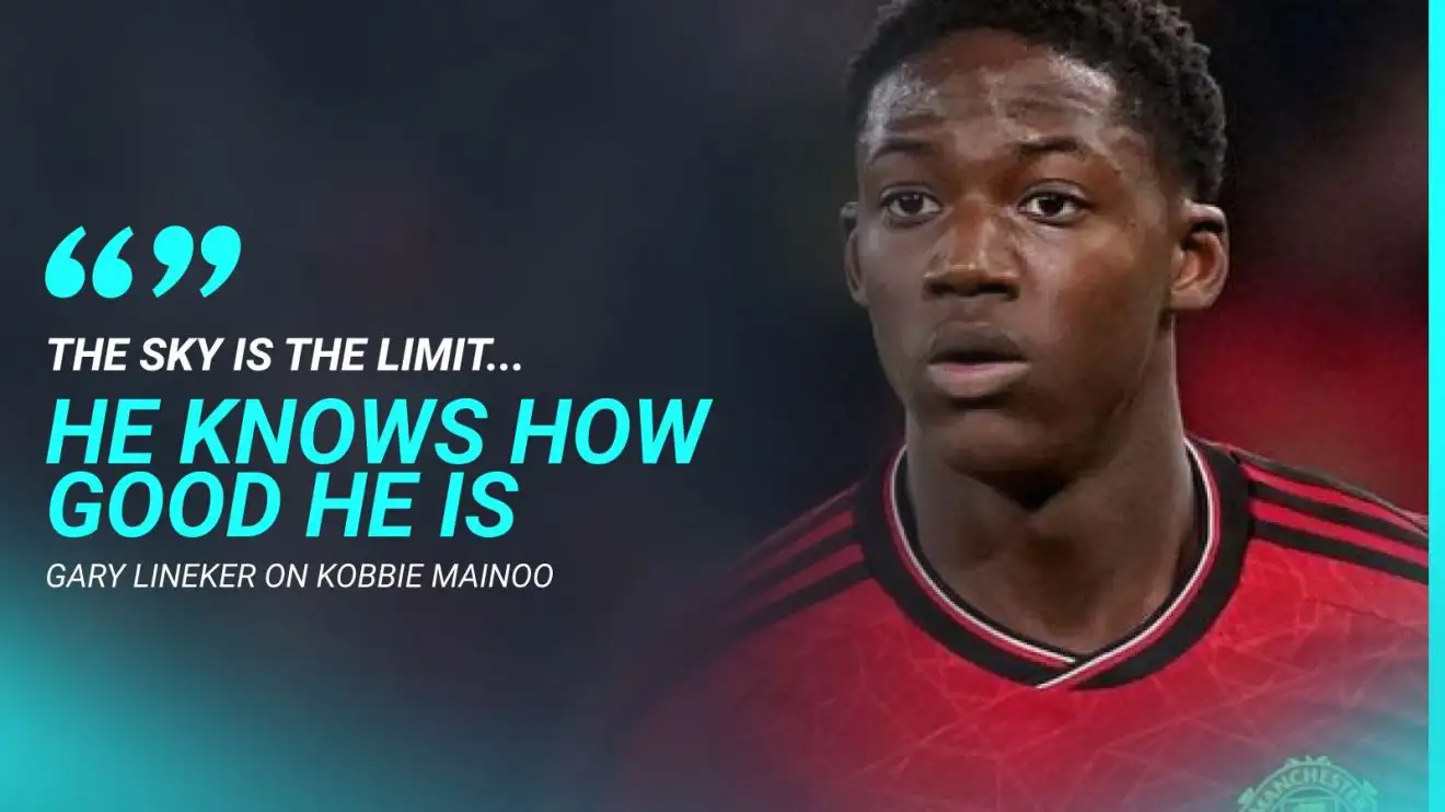 Man Utd star's 'aura' praised as Bellingham comparison drawn with 'the sky the limit' 1 Kobbie Mainoo has been compared to Jude Bellingham by Gary Lineker