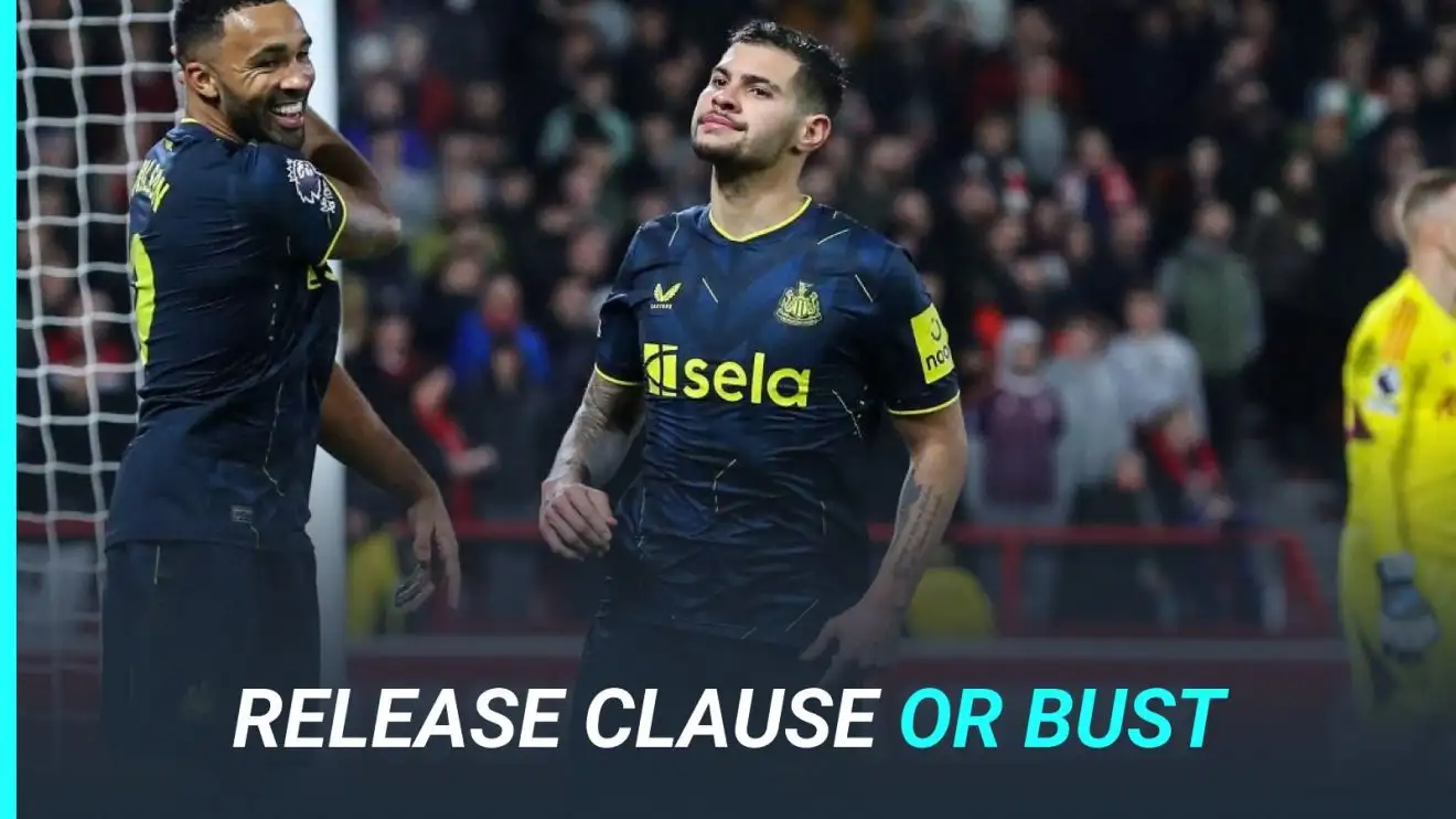 Newcastle 'adamant' Arsenal target will stay with release clause deadline revealed 1 Newcastle United midfielder Bruno Guimaraes will singular be sold if his cost-free crisis is paid