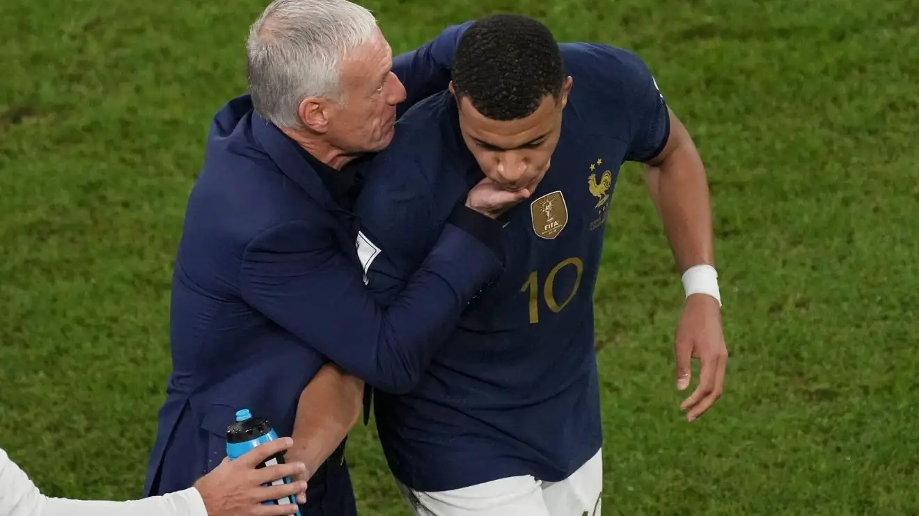 Real Madrid block Kylian Mbappe Olympics 'dream' due to club 'summer commitments' 1 Kylian Mbappe and Didier Deschamps