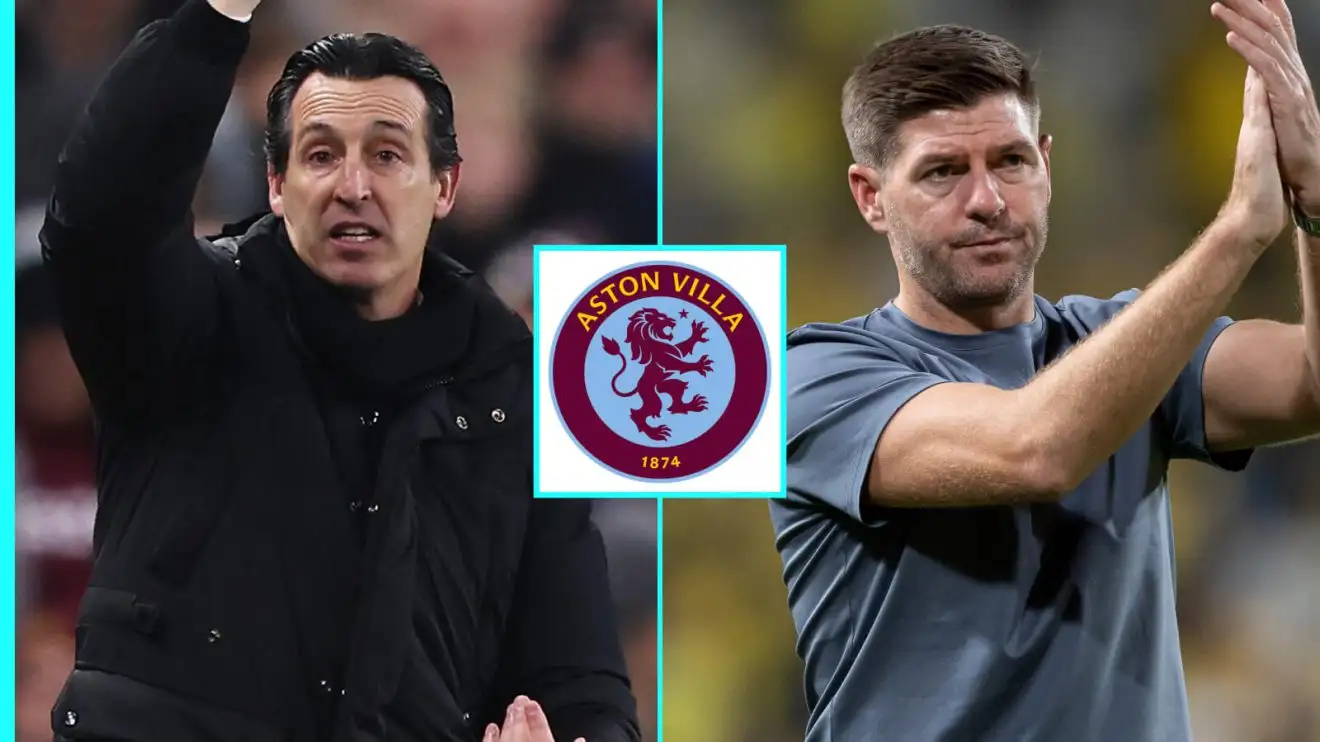 Aston Villa star hits back at Liverpool hero Gerrard after 'not giving it' slam with Unai Emery comparison 1 Emery Gerrard Aston Villa