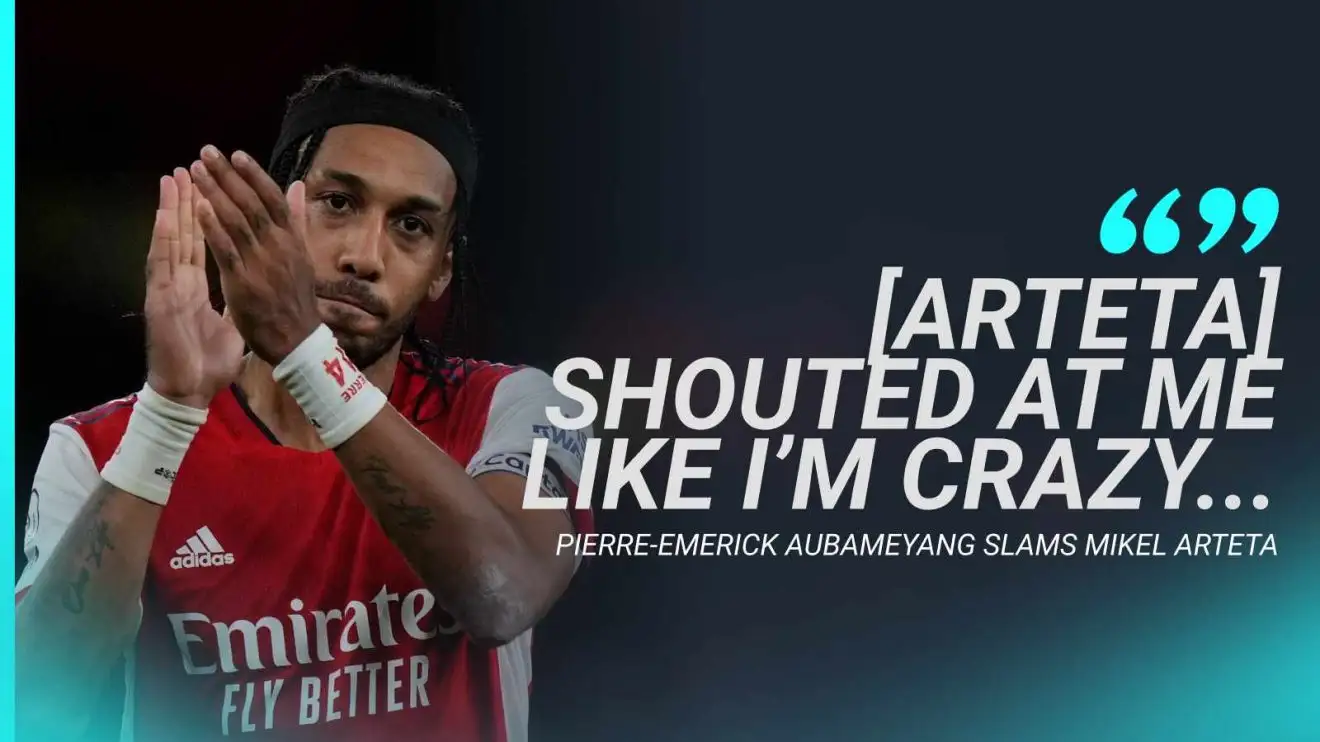 Arsenal: Aubameyang reveals details on 'crazy' Arteta feud in exit explanation - 'put a knife in my back' 1 Arsenal Aubameyang.