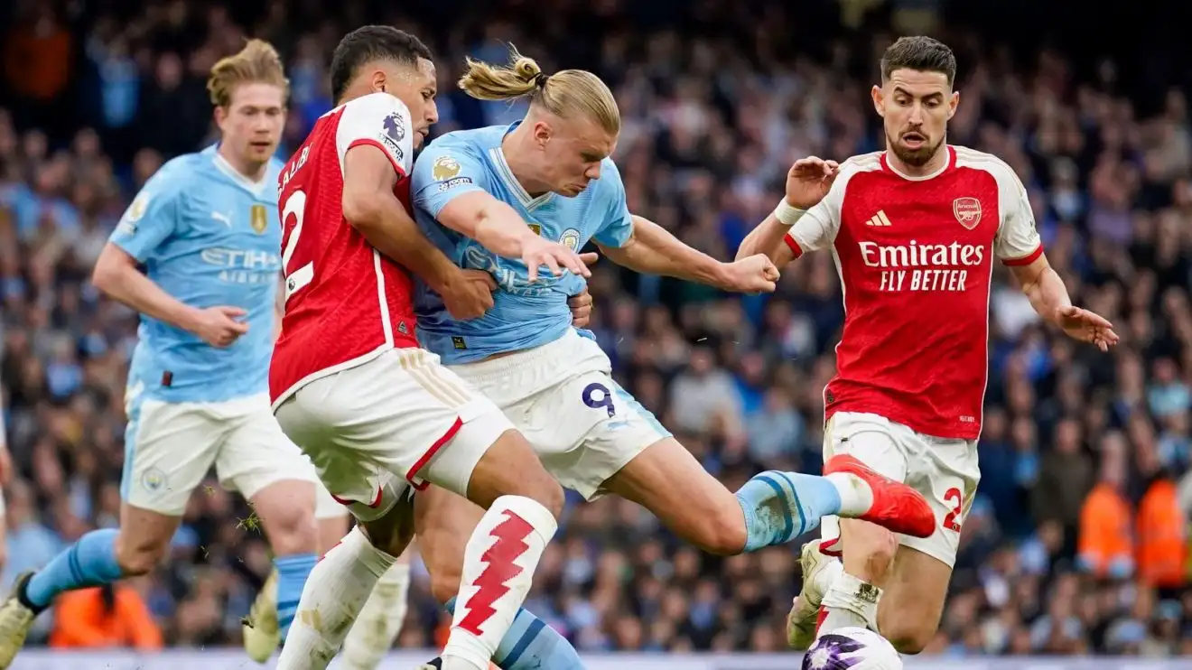 Man City, Arsenal or Liverpool? Shearer, Lineker and Richards predict who will win PL title next season 1 Erling Haaland against Arsenal