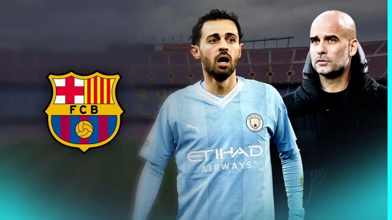 Man City star has three-stage 'special clause' which allows him to 'betray' Guardiola with transfer 'pending' 1 Male Metropolis midfielder Bernardo Silva and Pep Guardiola