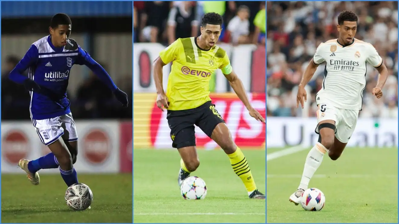 Jude Bellingham at Birmingham, Borussia Dortmund and Real Madrid
