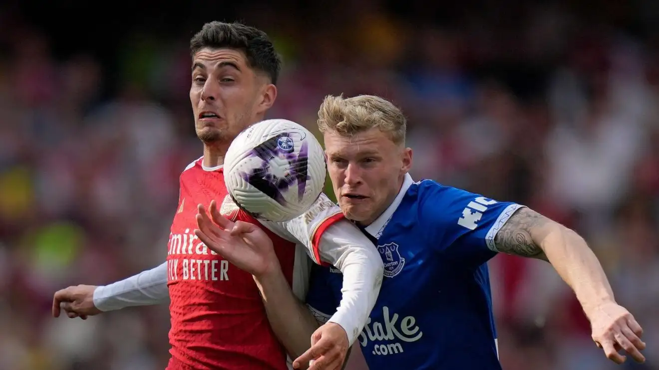 'Crazy offer' from Man Utd for Everton star revealed as Old Trafford move 'more likely' for Real Madrid target 1 Guy Utd transfer target Jarrad Branthwaite