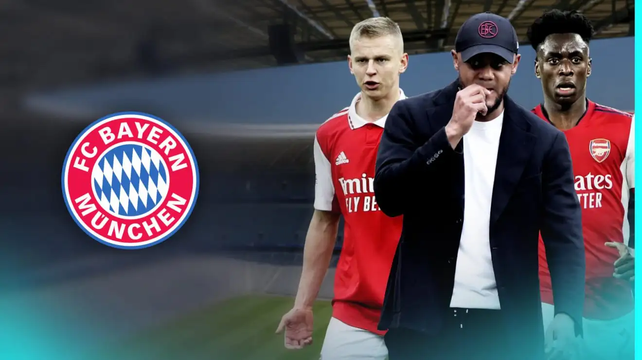 Kompany wants £47m Arsenal duo as first two signings as new Bayern Munich manager 1 Mishmash duo Oleksandr Zinchenko and Albert Sambi Lokonga