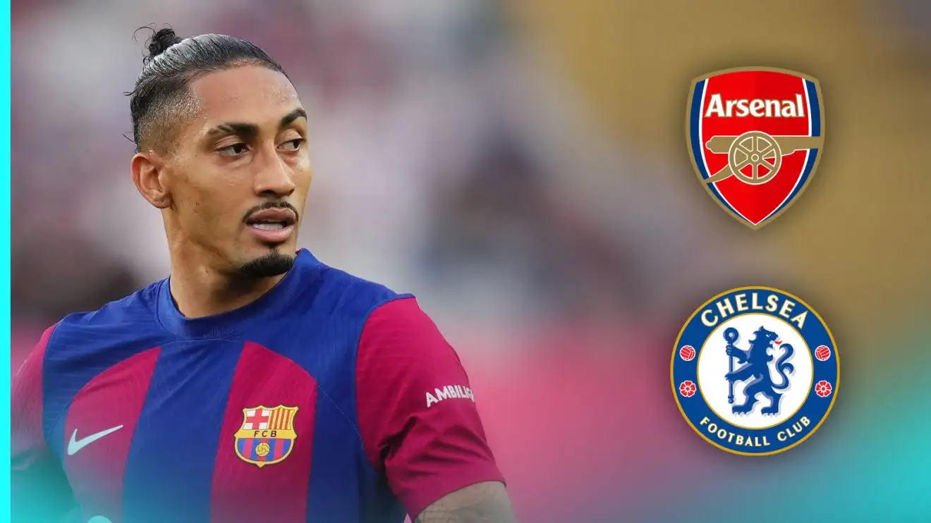 Arsenal offer €40m for Barcelona pariah to beat Chelsea to Maresca's 'specific request' 1 Raphinha Chelsea Palette