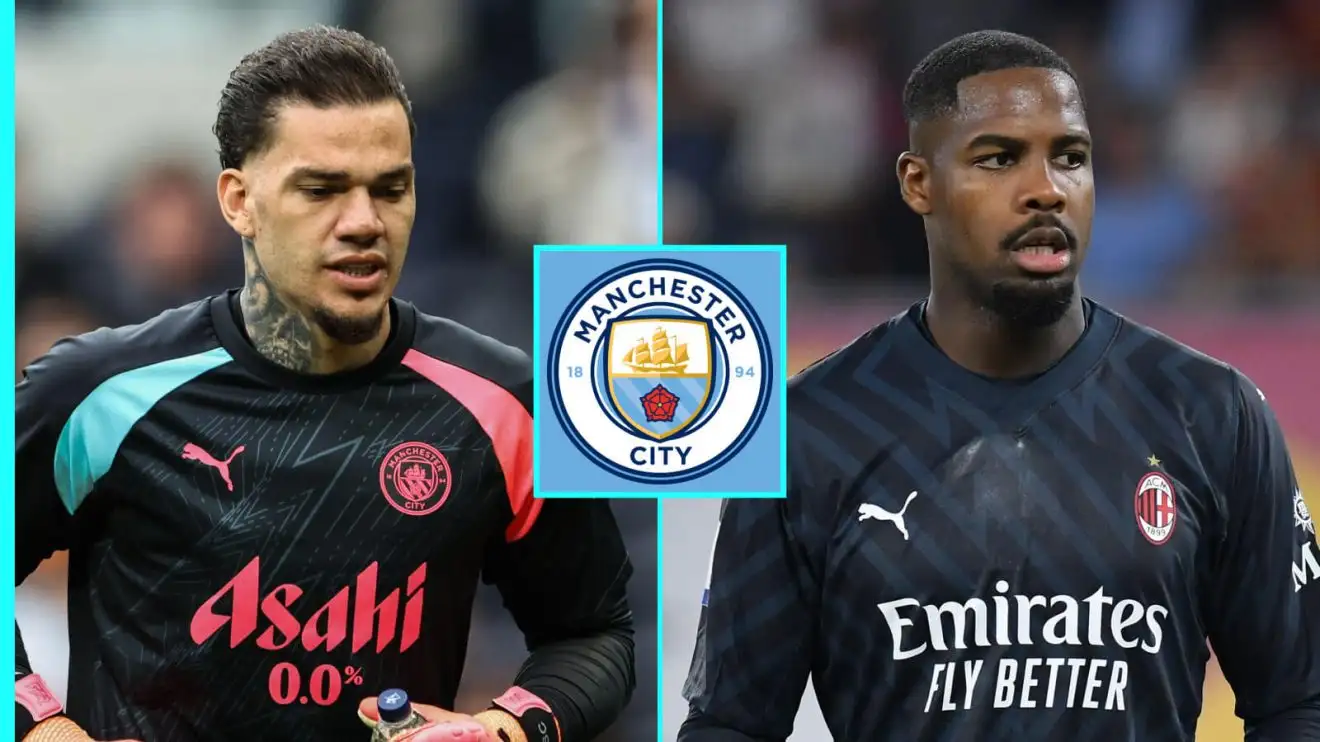 Man City choose Ederson replacement as move 'could send' Everton star to AC Milan 1 Guy Municipal elbowroom goalkeeper Ederson and Mike Maignan
