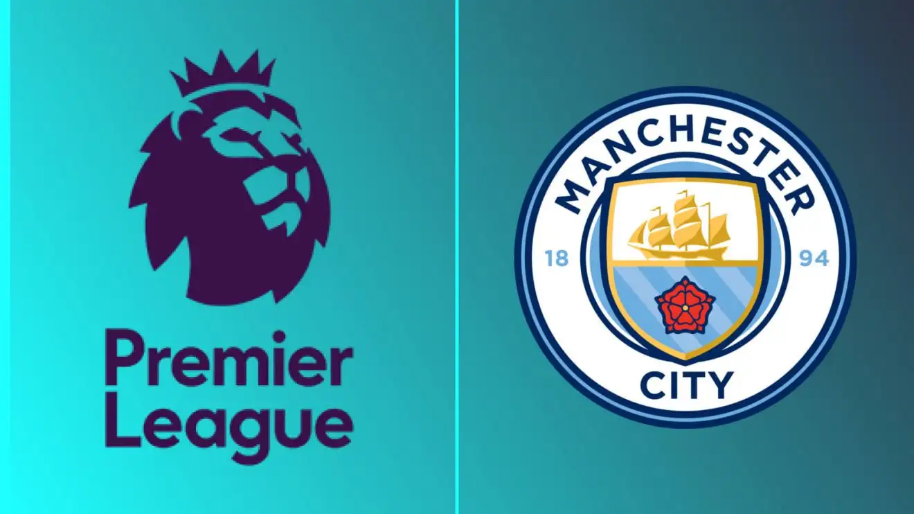 Man City and also Premier League logos