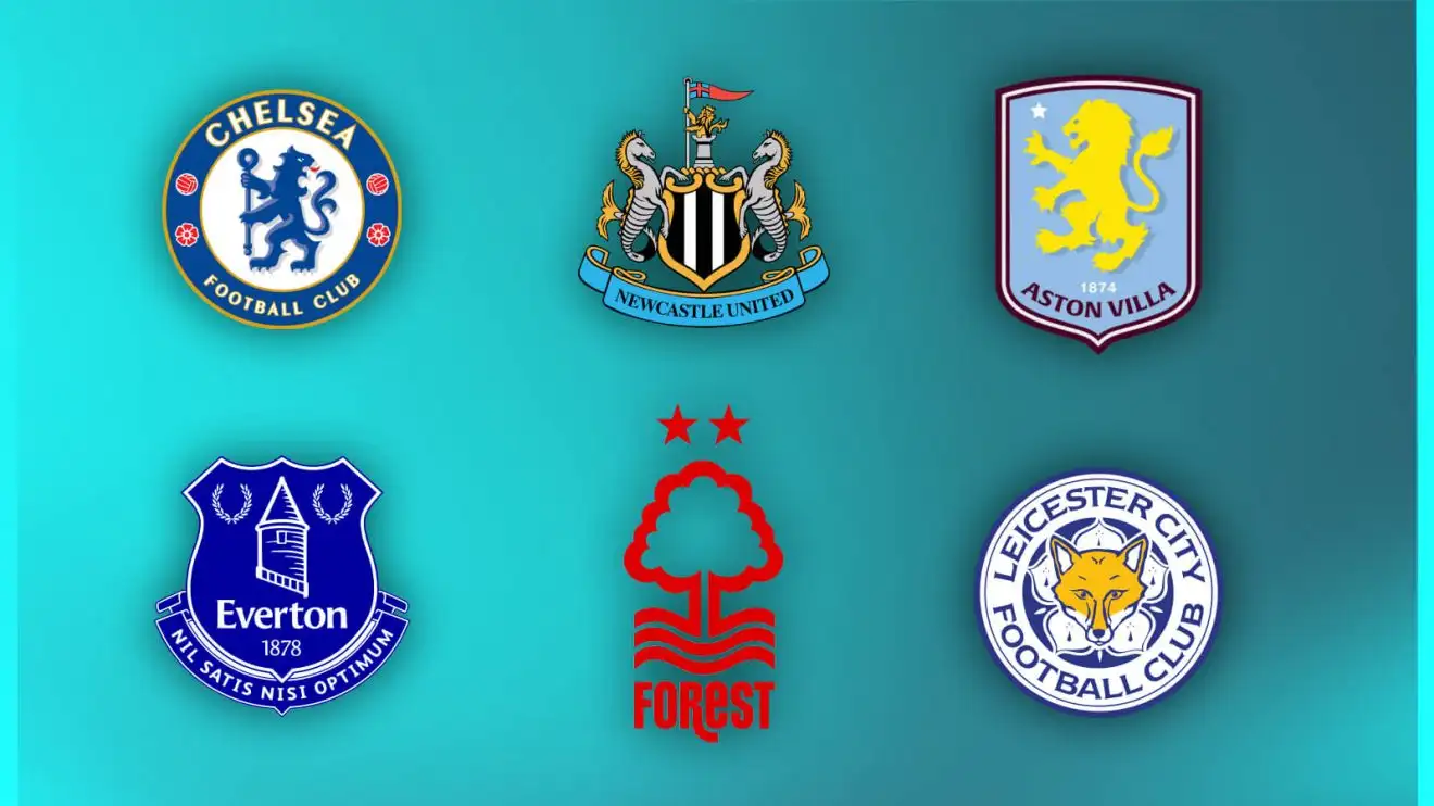 Chelsea, Newcastle, Aston Villa, Everton, Nottm Forest and Leicester 'must all sell' players in next 24 days 1 Premier League bar logos