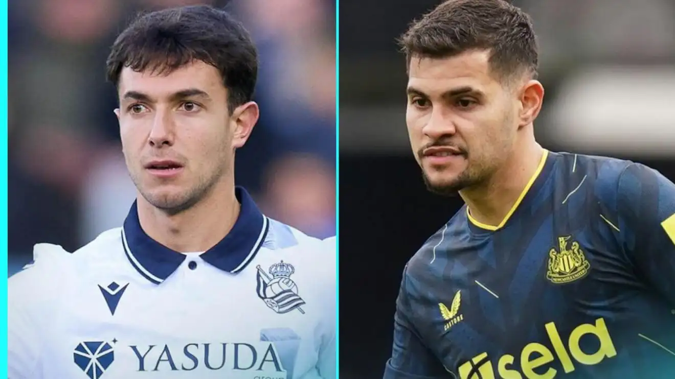 Loan incorporation-fastened Real Sociedad midfielder Martin Zubimendi and also Newcastle Joined's Bruno Guimaraes